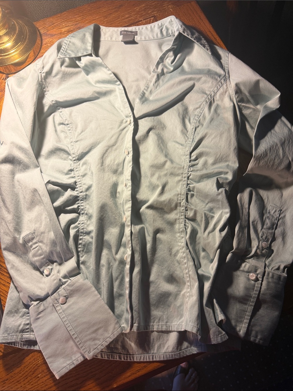 Ann Taylor Mint Green Blouse